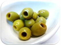 世界美食探究　スペイン産　グリーンオリーブ　340ｇ　オリーブの実 緑 輸入 高級 おつまみ 瓶_画像2
