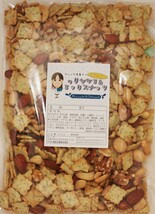 【宅配便送料無料】　 グルメな栄養士の のりセサミ＆ミックスナッツ マカデミアナッツ　　1ｋｇ（500ｇ×2袋）_画像3