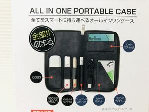 IQOS専用オールインワンケースアイコス収納IQOS3IQOS3MULTIIQOS2.4/2.4PLUS クリーニングヒートスティックICOCASuicaレザー調ゴルフ麻雀