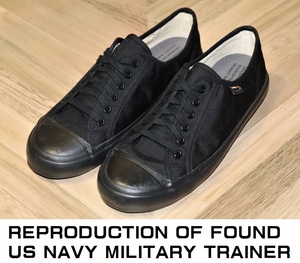 即決【新品】 REPRODUCTION OF FOUND ★ US NAVY MILITARY TRAINER (42/26-26.5cm) ★ リプロダクション オブ ファウンド アメリカ 5500C