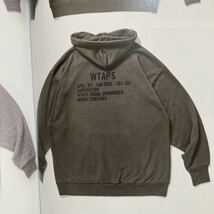 WTAPS スウェットパーカー ダブルタップス　OLIVE DRAB Mサイズ　オリーブ_画像2