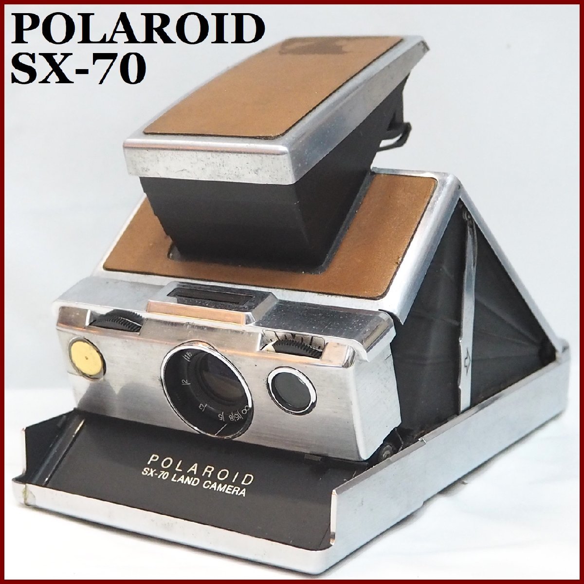 輝く高品質な POLAROID ポラロイド SX-70 フィルムカメラ - demolition ...