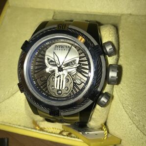 INVICTA インビクタ Marvel マーベル LIMITED 27008 PUNISHER MAN 腕時計 箱あり 中古 20200825 の画像3