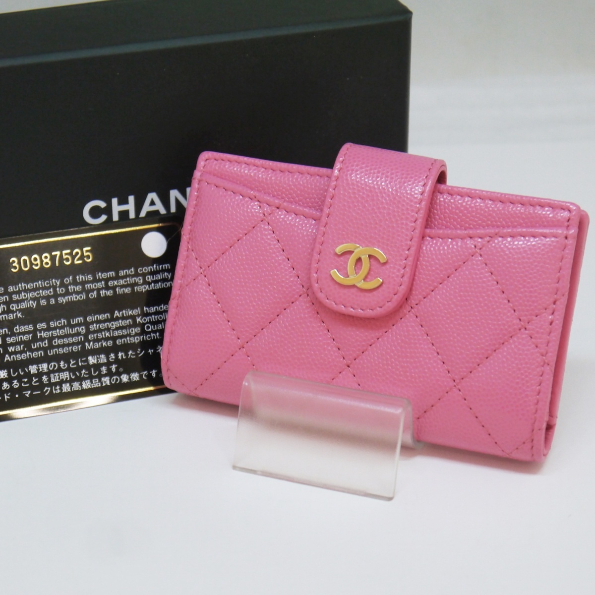 正規品 シャネル カードケース ピンク ☆美品☆CHANEL - 名刺入れ/定期 ...