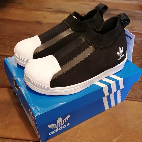 新品 アディダス スーパースター 360 SOCK スリッポン 18 キッズ adidas アディダスオリジナルス