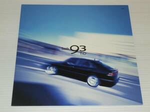 [ catalog only ] Saab 93 9-3 TiD 2002 year of model 