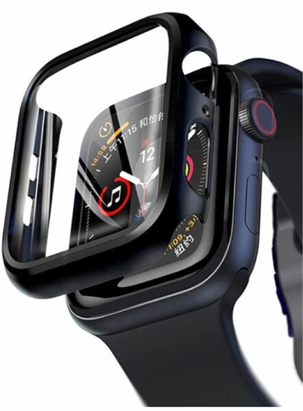 Apple Watch 44mm 用 ケース 【2個入り】フルカバー ガラス