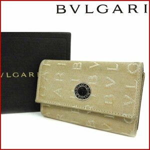 Bulgari Key Case Logo Mania Мгновенная доставка [используется] x13868