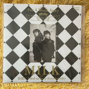 【EP】◆即決！◆新品【MILK / For A Week Story / 視線（まなざし）にI feel so love】7inch レコード 和モノ■boogie soul city pop aor