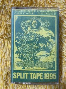 【カセットTAPE】◆即決！◆中古■【TERATISM IN THE FORMALINTANK / CARCASS GRINDER / SPLIT TAPE 1995】■GRINDECORE グラインドコア