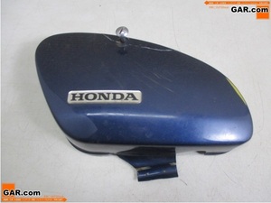 JZ81 バイクパーツ HONDA/ホンダ サイドカバー 83600-086-000 青系 スーパーカブ？ 補修痕あり