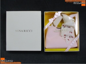 JD30 NINA RICCI/ニナリッチ ミニバッグ ピンク系 新品 未使用 箱付き NR3004W-0201-01 贈答品 パーティーバッグ