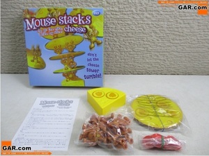 JE78 テーブルゲーム 「MOUSE STACKS -チーズタワーゲーム-」 対象年齢7歳以上 箱付き 取説付き バランスゲーム ヴィレッジヴァンガード