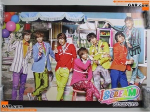 ポス113 Kis-My-Ft2/キスマイ ISCREAM ポスター 364×515mm B3 ジャニーズ