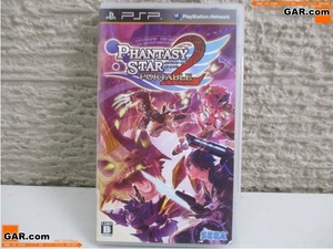 KM1 PSP PHANTASY STAR PORTABLE2/ファンタシースターポータブル2 ケース 取説のみ