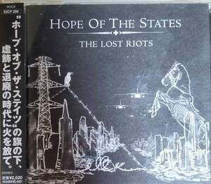 Q34貴重日本盤帯付き/送料無料■TheHopeOfStates(ザ・ホープオブステイツ)「ザ・ロストライオット」CD UKポストロックRADIOHEAD