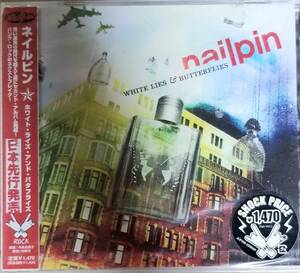 Q62新品日本盤/送料無料■ネイルピン(nailpin)「WhiteLies&Butterflies」CD パンクロック