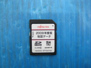 ゆうパケット 送料一律350円◆※地図 データ SDカード 動作確認済 2009年 (※イクリプス社外メモリーナビ AVN119M外し)◆H2182R D-16A