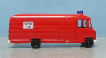 宅急便コンパクト発送 1/87 Herpa 4086 MB 508D 油火災対策消防車 中古・現状・1輌_画像3