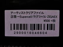 Supercell アーティストクリアファイル　ZIGAEXPERIENTIA　店舗限定販売　CF1536【全国一律185円発送】_画像3