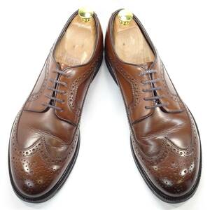 即決 madras Walk MIZUNO SELECT 26.5cm ウイングチップ マドラスウォーク ミズノセレクト MWZ0012 メンズ 茶 ブラウン 本革 ビジネス 革靴