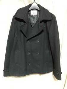 TK short pea coat size 3 black black tea ke- pea coat outer jacket old clothes men's used clothes 