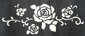 【送込】１６０薔薇のモチーフ綿混ノースリーブストラップワンピース ティーンズ ジュニア ガールズ 紺 ネイビー コットン チュニック