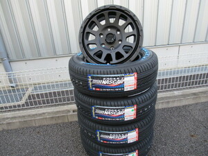 DELTA FORCE OVAL 16x7 +38 6-139.7 マットブラック GOODYEAR NASCAR 215/65R16 200系ハイエース