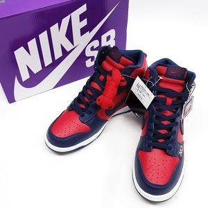 WB939 Supreme NIKE シュプリーム ナイキ SB DUNK HIGH QS ダンク ハイ DN3741-600 US9 27cm By Any Means バイ エニーミーンズ ●80