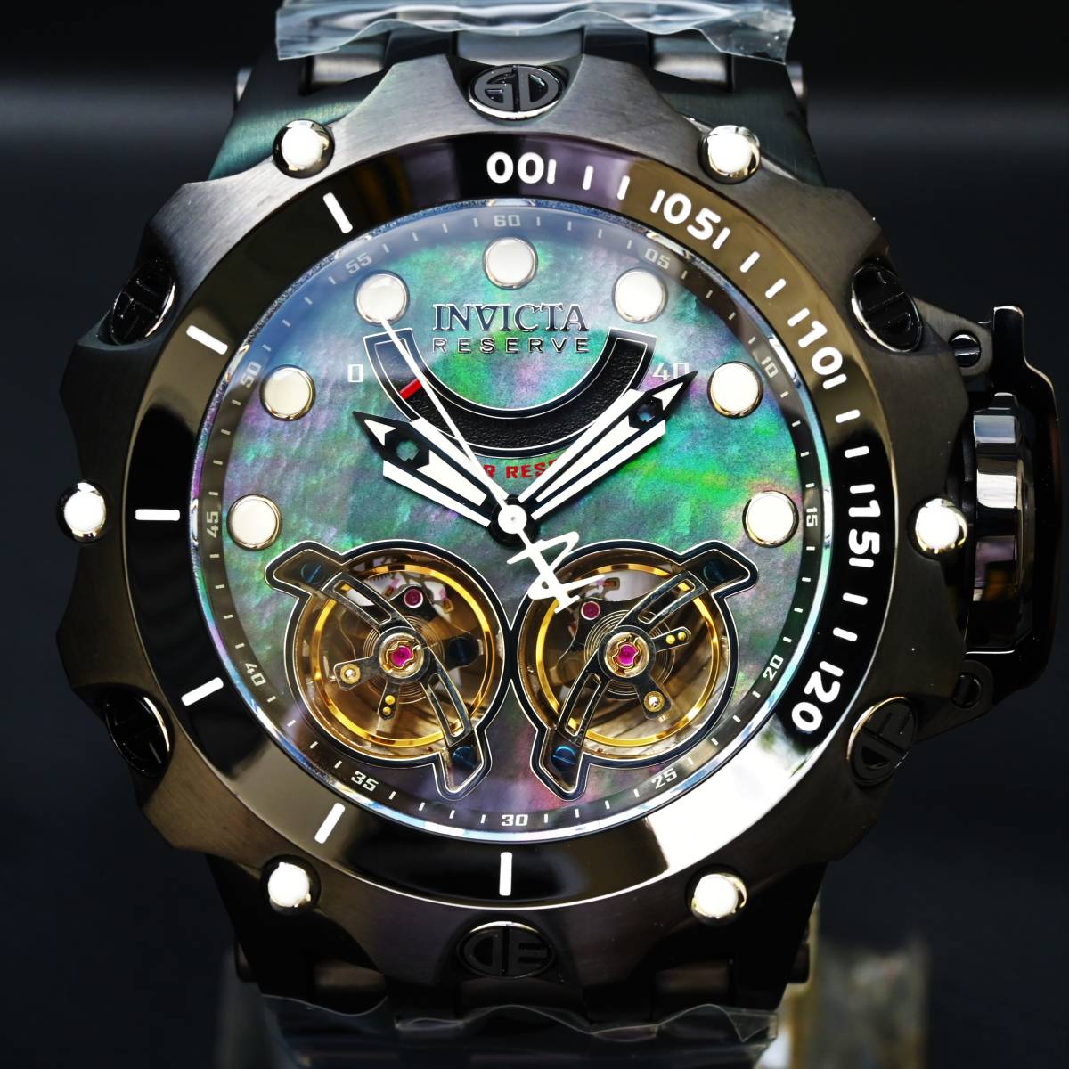 安い割引 インビクタ 52.5mm デュアルオープンハート GenⅢ ベノム リザーブ - 腕時計(アナログ)