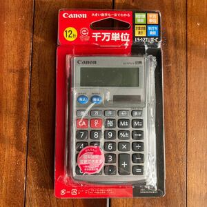 電卓 Canon キャノン 手帳 12桁 LS-12TU