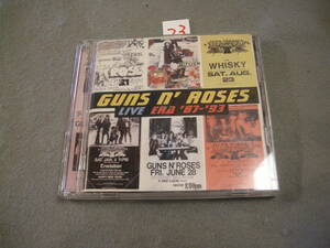 Ⅲ国内盤CD!　GUNS N’ ROSES　ガンズ・アンド・ローゼス　ライヴ・エラ　８７～９３　２枚組