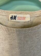 送料無料★H&M★ニット★スパンコール★120サイズ★うさぎ★派手★可愛い_画像3