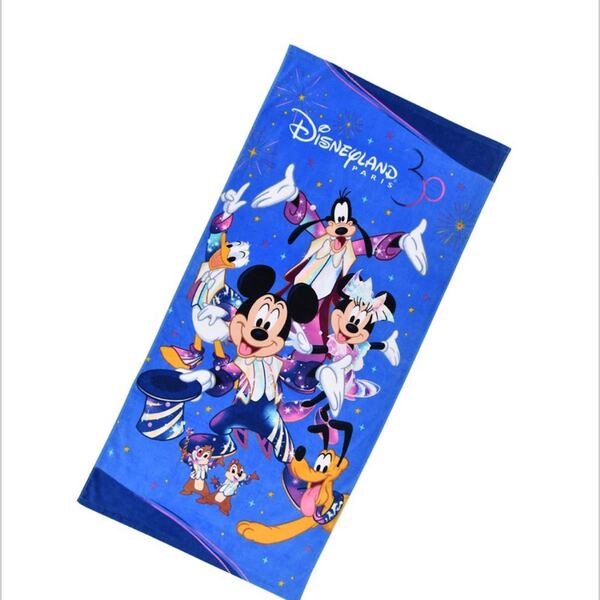 ディズニーランドパリ30周年☆ミッキー &フレンズ バスタオル