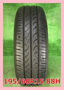 ★2019年製 195/60R15 88H YOKOHAMA BluEarth 中古 夏タイヤ 1本 15インチ★