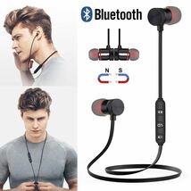 Bluetooth　イヤホン　ワイヤレスイヤホン iPhone　アンドロイド　対応 イヤホンマイク 両耳　USB 充電 高音質 重低音 ブラック 2_画像2