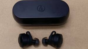 【USED】 audio-technica オーディオテクニカ Bluetooth 完全 ワイヤレス イヤフォン ATH-CKS5TW ブラック