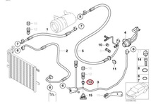 BMWセダンE46純正330iエアコンプレッシャーセンサーSMG圧力センサーAV30M54クーペ330CiカブリオレE87E90E39E60X1X3X5Z4R50R53R52MINI306S_画像3