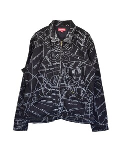 SUPREME　シュプリーム　Gonz Map Work Jacket　ワークジャケット　ブルゾン　19SS　ブラック　XL　863