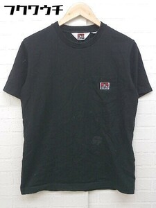 ◇ BEN DAVIS ベンデイビス プリント 半袖 Tシャツ カットソー サイズM ブラック メンズ