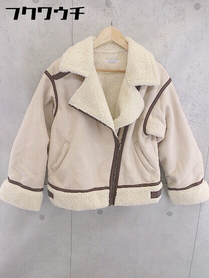 美品 MOUSSY ムートンフライトジャケット 茶色 サイズ1*WB583 cec.upec