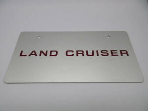  Toyota Land Cruiser Land Cruiser 100 200 dealer new car exhibition for not for sale number plate mascot plate 