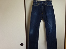 ☆BORN　FREE☆赤ミミ付きヴィンテージ風デニムＰＡＮＴ☆サイズ３３☆ＵＳＥＤ美品♪_画像4