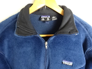 ☆Patagonia☆USA製☆PULLOVERフリースJK☆左胸ロゴマーク☆ＵＳＥＤ美品♪サイズL 