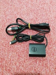 DELL original AC ADAPTER HKA30NM150 30W 20V/12V/5V-1.5A/2A/2A TYPE-C operation goods 