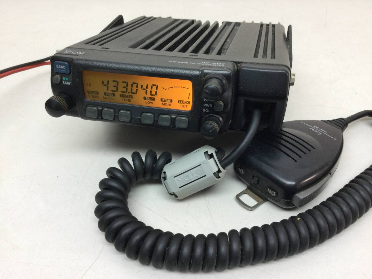 オンラインストア純正 ICOM FMモービルトランシバ－ 144/430MHz IC-207 アマチュア無線