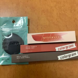 オリーブヤング colorgram まとめ売り メイク道具 クッションパフ ティント クリームライナー ブロウペンシル