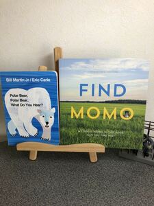 「Polar Bear Polar Bear What Do You Hear?」& 「Find Momo: A Photography Book」 英語版写真集