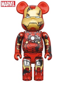 新品未開封 BE@RBRICK IRON MAN MARK VII DAMAGE Ver. 400％ ベアブリック アイアンマン メディコムトイ