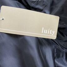 【大人気】 未使用 LUITY リュイティ セットアップ ジャケット スカート フォーマル ツイード風 モノトーン フレアスカート レース Mサイズ_画像9